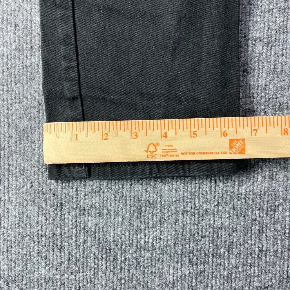 H&M Slim Fit Jeans Men's Black Denim Classic Stretch Pockets Zip Fly Y2K - 35X30
